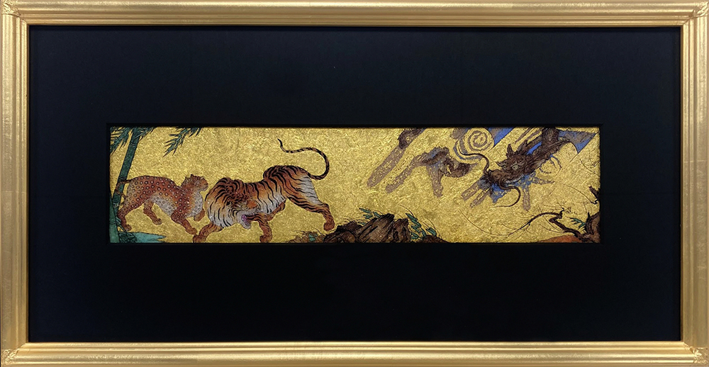 ジュエリー絵画 狩野山楽『龍虎図』