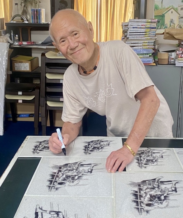 ちばてつや　直筆サイン Yahoo!オークション - 直筆サイン色紙 ちばてつや おれは鉄平