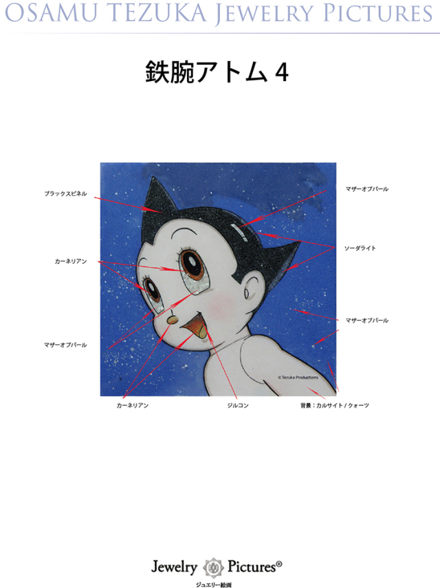 ジュエリー絵画『鉄腕アトム』4