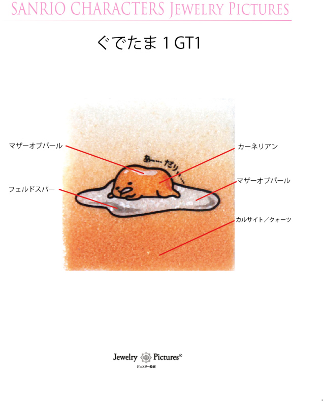 ジュエリー絵画 ぐでたま1