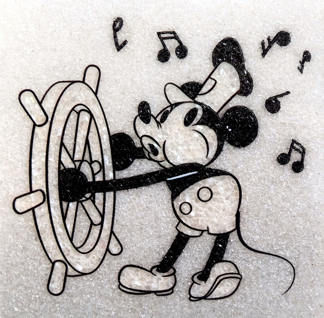 ジュエリー絵画 ディズニー 『蒸気船ウィリー』DMK10