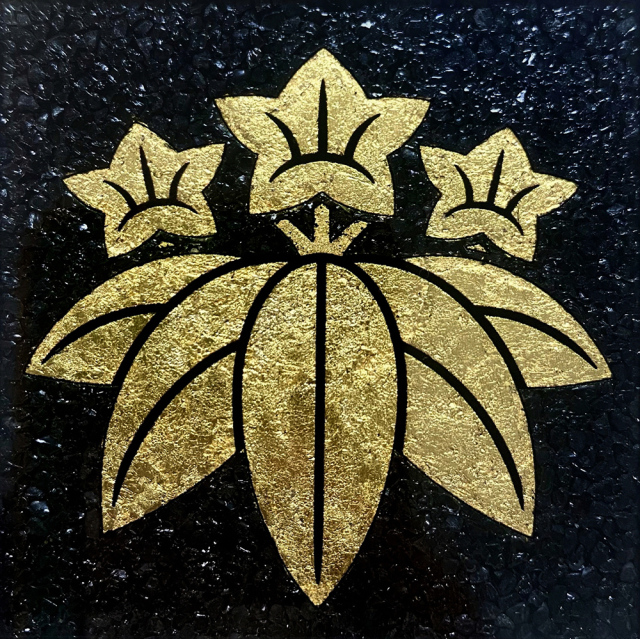 家紋ジュエリー絵画『笹竜胆』