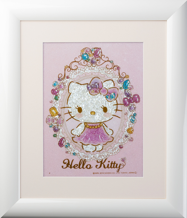 ジュエリー絵画 『ビジューエレガント』 ハローキティ