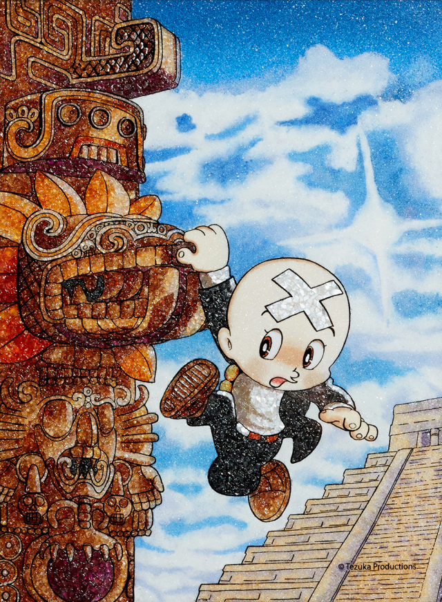 ジュエリー絵画『三つ目がとおる』2 手塚治虫