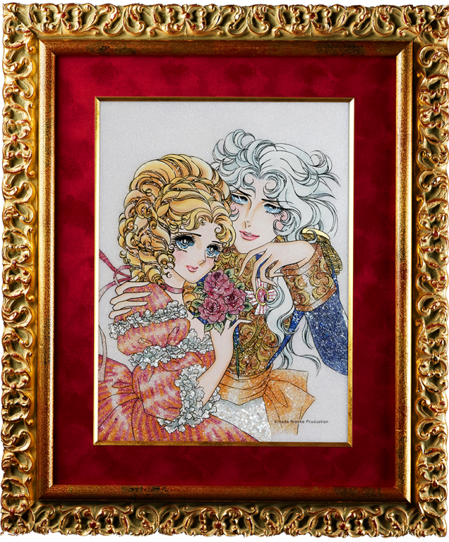 ジュエリー絵画『ベルサイユのばら』オスカル&ロザリー1