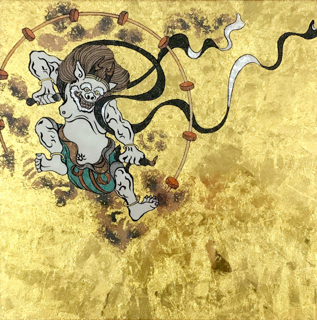 EDOYA江戸屋版　仏神画譜　第1編10枚組 ジュエリー絵画 俵屋宗達『雷神』