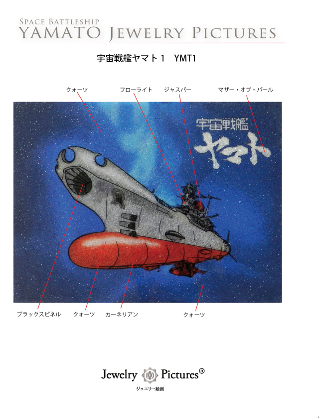ジュエリー絵画®「宇宙戦艦ヤマト」1 YMT1